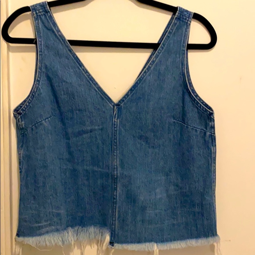 Denim tank top by Able